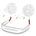 Produktbild YoLin Tragbares Halsband freihändig bedienbarer Ventilator mit wiederaufladbaren USB-Akkus, leise und leistungsstark, 3 Geschwindigkeiten Mini-Ventilator für Sport, Reisen und Innenbereich (Weiß)