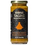 Mina Tagine Moroccan Simmer Sauce, 12 oz - Royal Ras El Hanout Spice Blend for Beef & Lamb, Tagine Sauce Made with Ginger, Cinnamon, Saffron, Olive Oil, Non-GMO, Gluten Free