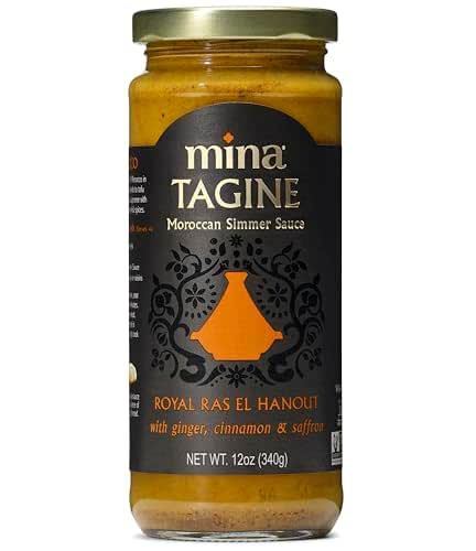 Mina Tagine Moroccan Simmer Sauce, 12 oz - Royal Ras