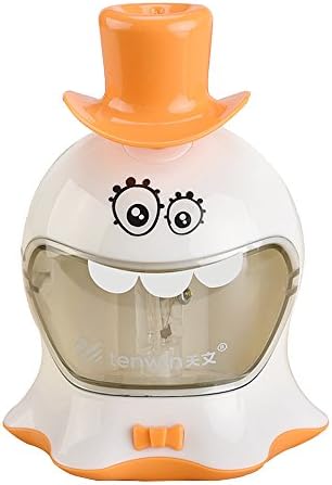 Small Funny Electric School Pencil Sharpener for Kids, Cool Mechanical Battery Operated Pencil Cutter
