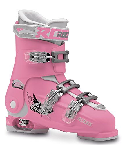 Botas de Esquí Roces Idea, Niños Unisex, Rosa Profundo/Blanco, MP 22.5-25.5