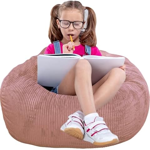 Kisoy Classic Faux Fur Bean Bag Cover