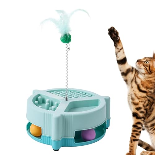Ciotola Slow Feeder per gatti, Ciotola per gatti Slow Feeder, Dispenser Slow Food per gattini, Dispenser Slow Food per gattini, Alimentatore per erogazione di dolcetti, Forniture per animali domestici
