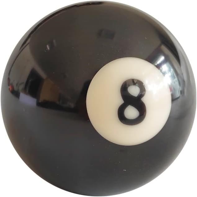 The #8 billiard ball is perfect for game rooms, bars, billiard training, sports competitions, leisure exercise and fit players of all skill levels.