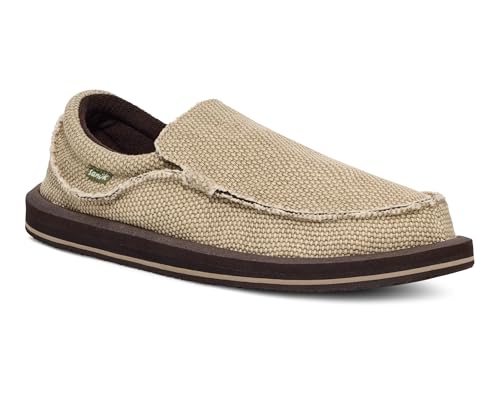 Image of Sanuk Mens Chiba Loafers for Men | Mens Shoes | Slip On Shoes for Men | Men's Slip-on Loafers | Comfort Foam Footbed