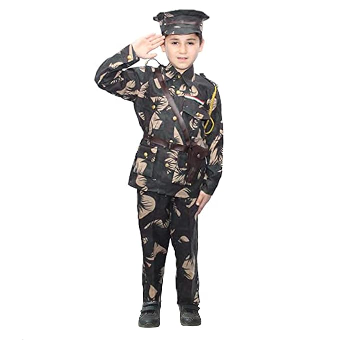 EthnicAlive National Hero Costume | Kids Soldiers Costumes for the Army, Air Force, Police | Helper Costume for Boys & Girls (3-4 YEAR) (B0CQJZKLC9) Amazon Price History, Amazon Price Tracker