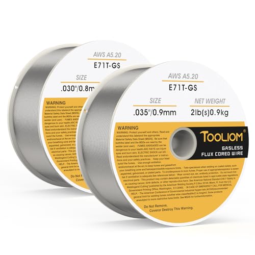 Image of TOOLIOM E71T-GS .030 inch+.035 inch Gasless Flux Core Welding Wire 2LB