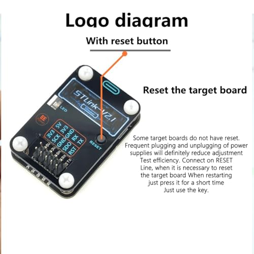 Micrologiciel Link Version 2.1 émulateur de débogage et programmation 3.3V 5V
