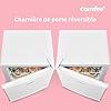 COMFEE' RCU40WH2(E) 31L Mini Congélateur, Porte Réversible, 4 Étoiles, Silencieux, pratique dans le Bureau, l'Hôtel et la Maison, Blanc