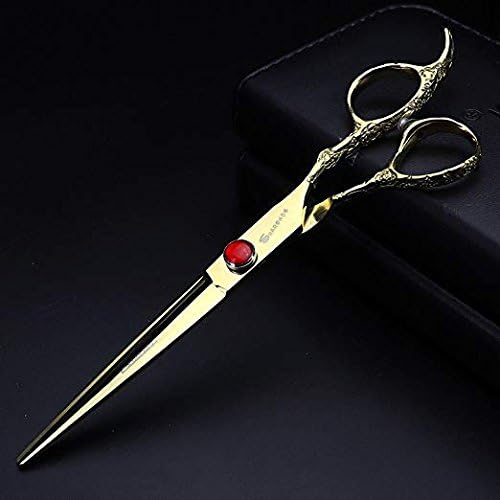 Hairdressing salon hair scissors 7-inch gold personality hair cutting scissors barber styling tools