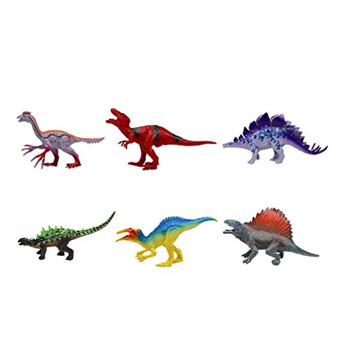 STOBOK Figuras de Dinossauro 6 Peças de Animais Jumbo Figuras de Dinossauro de Aprendizagem Precoce