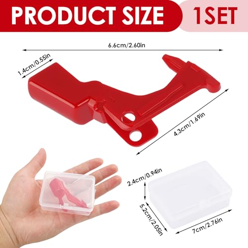 Trigger Replacement, Trigger Switch Compatible with Dyson V11/V10 Vacuum Cleaner, Extra Strong Power Switch Button Replacement, ABS Red Repair Part, Extended Design, Easy to Install Upgrade Tool