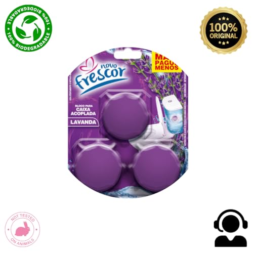 kit 6 Blocos Sanitário Triplo para Caixa Acoplada 45g (Roxo - Lavanda)