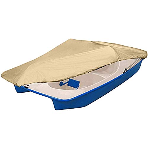 Funda para bote de pedales beige para la máxima protección de su embarcación en exteriores