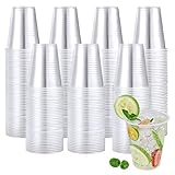 Paquete de 480 tazas de plástico transparente de 12 onzas, leche