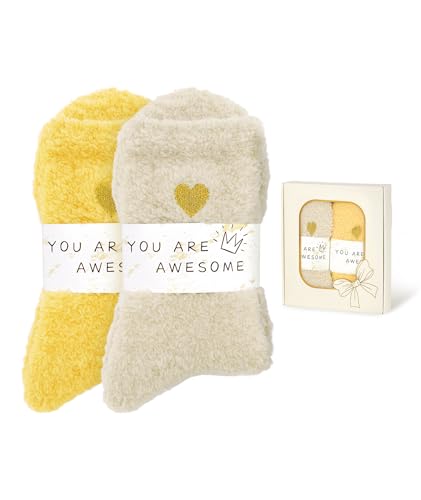 Image of Azue Fuzzy Warm Slipper Socks Women Super Soft Microfiber Cozy Sleeping Socks 6 or 5 Pairs