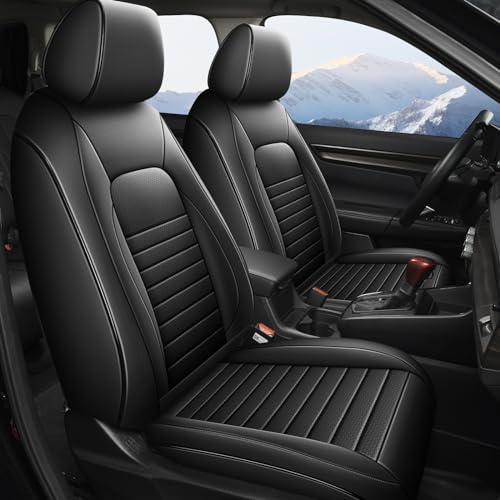 Car Seat Cover Fit for Honda CRV (EX-L,EX,Sports Series,LX,Hybrid) 2023 2024 2025 2026 - Full Set CR-V Black Seat Covers