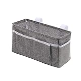 El tamaño del organizador de almacenamiento para mesita de noche es de aproximadamente 31 x 11 x 6 cm, puede satisfacer tu solicitud de almacenamiento múltiple