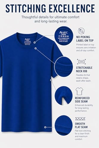 Image of Women's 100% Cotton T Shirt - Crew Neck, Short Sleeve, Regular Fit | Soft Breathable Fabric | Premium Everyday Basic Comfort Fit Tee for Casual