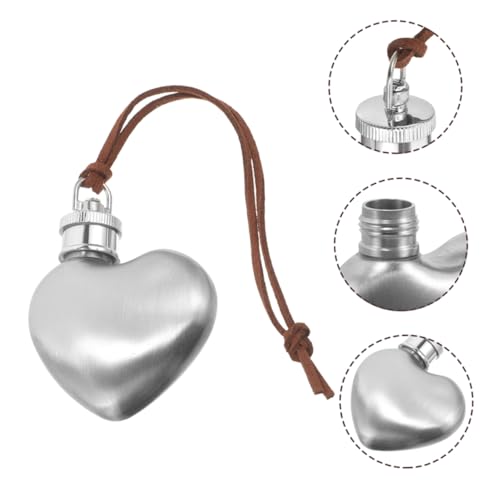 Flacon de vin en cœur acier inoxydable pour activités plein air, flasque compacte 8 pièces - 4