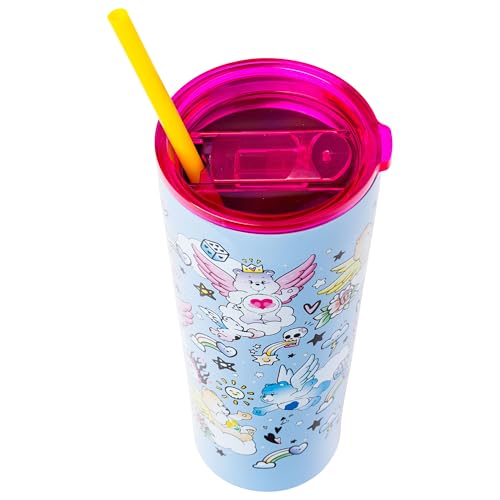Gobelet Care Bears double paroi en acier anti condensation et fuite 650ml