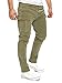 Produktbild Yazubi Jayden - Cargo Hose Männer - Grüne Herren Cargohose - Cargojeans Slim Fit, Grün (Dusky Green 170517), W33/L34