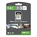 PNY 64GB Elite Performance Class 10 U3 SDXC Flash Memory Card - 95MB/s, Class 10, U3, 4K UHD, Full HD, UHS-I, Full Size SD
