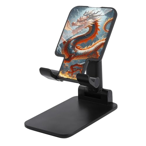 FekiLoot Fire Dragon �g�ѓd�b�X�^���h �f�X�N�p �܂肽���ݎ� ���߉\�Ȍg�ѓd�b�z���_�[ �|�[�^�u���f�X�N�g�b�v�X�^���h �X�}�[�g�t�H��/�d�q����/�^�u���b�g�ɑΉ� �I�t�B�X���s�p
