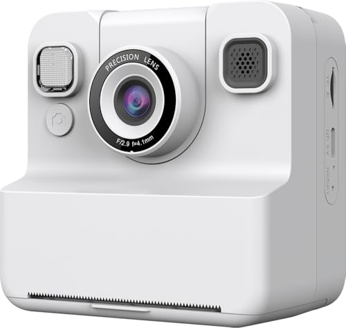 Appareil photo instantané Bigben imprimante thermique blanc compact
