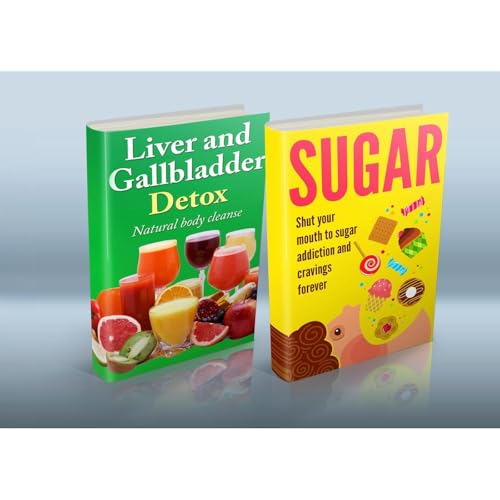 Sugar Addiction and Liver Detox Boxset Audiolibro Por Jennifer Atkins arte de portada