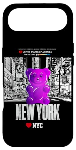 Funny Colorful New YorkCity Jelly Bear Gum Artwork Graphic �X�}�z�P�[�X iPhone Air �p