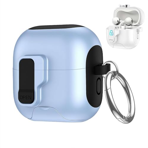For Huawei FreeClip 2 ��p�P�[�X �ی�J�o�[�y�}�O�l�b�g ���b�N/�X�^���h�@�\/�L�[�z���_�[�t���z���C�����X�[�d �Ή� �ϏՌ� �����h�~ �����h�~ �������b�N �g�� �֗� for �t���[�N���b�v2�p �C���z���P�[�X �u���b�N �z���C�g