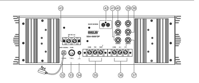 Image of Ahuja SSA-5000DP with 500 WATTS with Built-in Digital Player High Wattage PA Mixer Amplifier (1)
