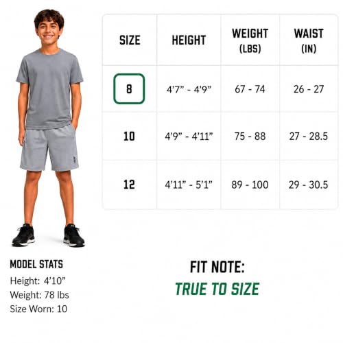 Image of AEROPOSTALE Boys Shorts Set 4 Piece Shirts & Mesh Basketball Shorts | Soft Breathable Fabric, Relaxed Fit, Quick-dry Mesh, Moves With Active Play, Layers Easily, Machine Washable