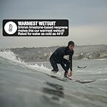 Ho Stevie! Men’s 5/4mm Hooded Surfing Wetsuit - Chest Zip Fullsuit with Hood - Warm Superstretch Neoprene w/GBS Seams - Image 3