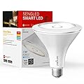 Sengled Smart Flood Light Bulbs work with SmartThings Hub, Echo 4th, Echo Plus, Alexa, Google, Zigbee Hub Required, PAR38 Led Bulb Motion Sensor Light Outdoor, Dusk to Dawn, 3000K, 1200LM, 1 Pack