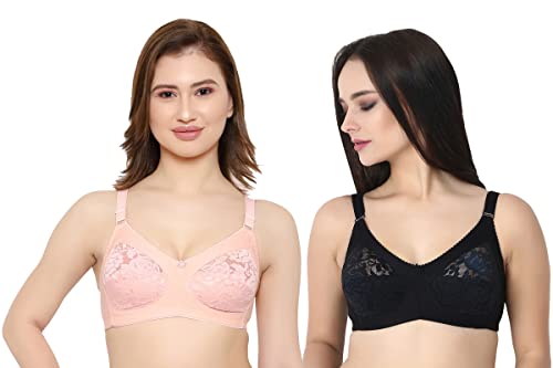 Image of Women Net Non-Padded Wire Free Regular Bra