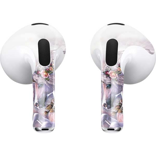 Skinit Decal Audio Skin Compatible with Apple AirPods (3rd Gen, 2021) - Tate and Co. Spring Flight Unicorn Design