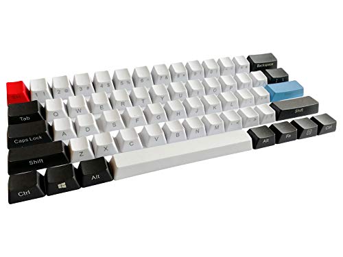 Feicuan 61 Keycaps ANSI Layout OEM Profile Thick PBT Tasten Set für 60% Mechanische Tastatur (Ohne Tastatur) - Side Print Cover
