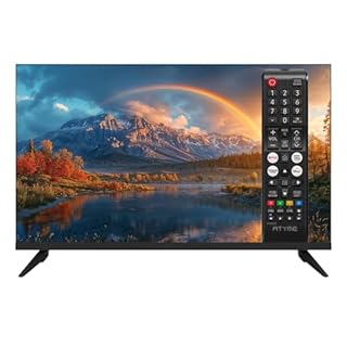 ATYME 32-inch 720p HD LED Smart TV Powered by Tizen Os,WiFi Television, HDR 10, HDMI, Bluetooth, Flat Screen Television, 1*USB 3* HDMI 1*VGA ARC Dual Channel 8W