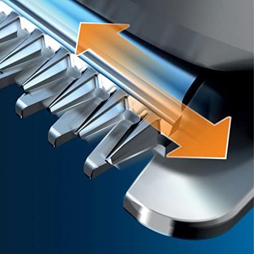 Philips Multigroom series 9000 MG9710/90, 12 w 1, do twarzy, włosów i ciała, 12 nasadek Samoostrzące się metalowe ostrza Czas pracy  do 120 min Możliwość korzystania pod prysznicem
