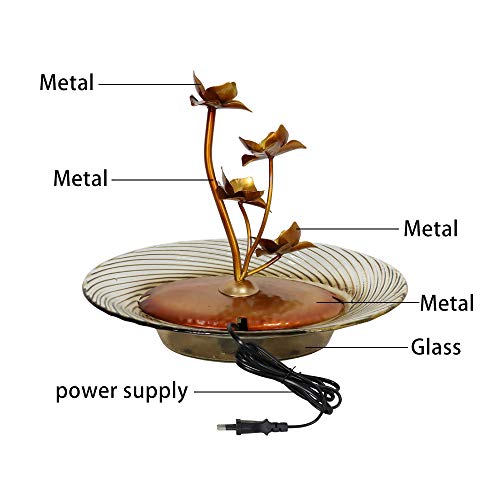 Liffy Innenbrunnen Tischdekoration mit Pumpe und Netzteil - Image 3