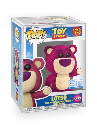 Epic Collectibles Pop Animation: Toy Story - Lotso (Flocked) Exclusive Vinyl Figure Bundled with Box Protector Compatible for Funko