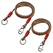 Price comparison product image Yardwe 1Pair Adjustable Tree Swing Rope Heavy Duty Hammock Hanging Straps Safer Nylon Rope for Outdoor Swings/Hammock/Playground Set Accessories (Load-Bearing 300KG)