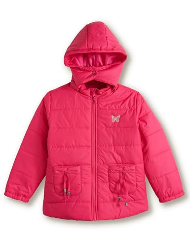 Image of Amazon Brand - Symbol Girls Girls Quilted Winter Jacket with Detachable Hood | Age 2-12 Years