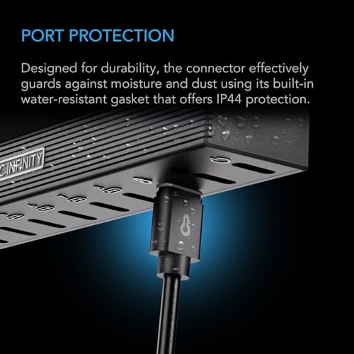AC Infinity Controller Sensorfühler für Controller AI+ Edelstahl 6 M Temperatur-Feuchtigkeits-Klimadetektor, mit wasserfester Dichtung, für CLOUDLINE AIRLIFT AIRTITAN AIRBLAZE CLOUDWAY T-Series