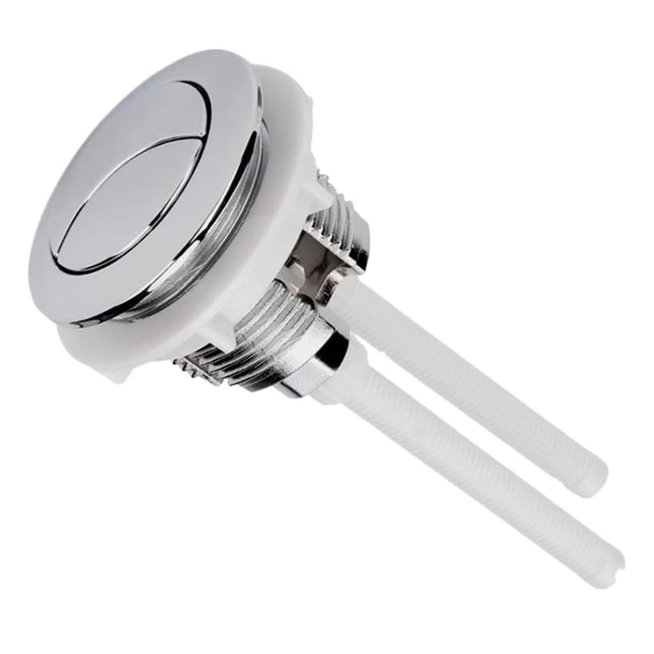 Bouton de chasse d'eau double poussoir 38 mm pour réservoir wc de salle de bain