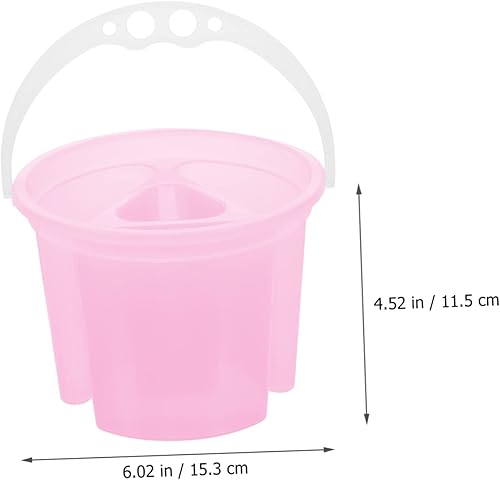 Miniatura 2 de 2 unids Lápiz Cubo Llaves Limpiador Herramientas de Limpieza Contenedores de Pintura Pincel Cuenca Cuenca Mineral Spirits Acuarela Pincel Cuenca