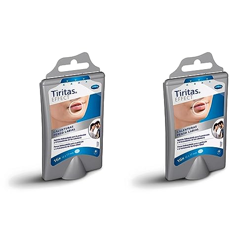 TIRITAS Effect Calenturas: Apósitos Hidrocoloides; Transparentes; para el Tratamiento de Calenturas en Labios y Nariz; Alivia Dolor y Picor; 16 Unidades