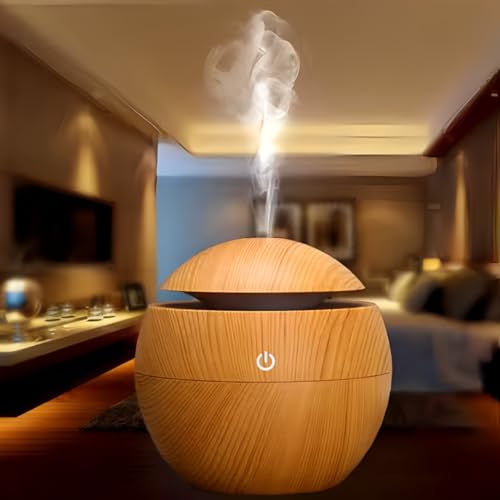 Umidificador De Ar Difusor De Aroma Com Óleo Essencial Purificador Ultrassônico 4H USB Portátil 7 Co